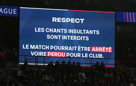 Chants Homophobes Au Parc Des Princes Deux Meneurs Qui Devront