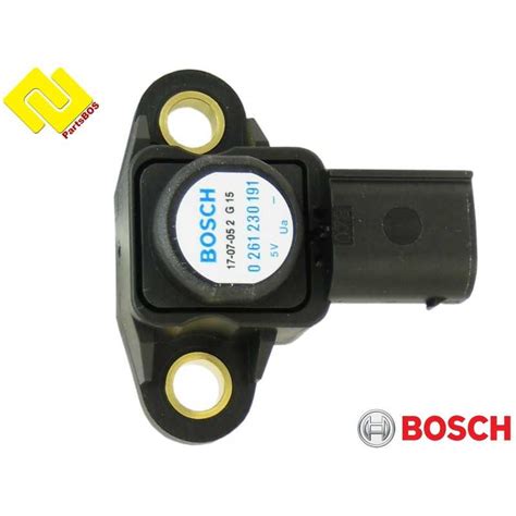 MAP Pressure Sensor BOSCH 0261230191 Replaces 0261230141