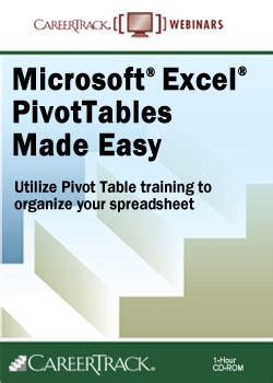 Microsoft Excel Pivottables Made Easy Pryor Learning