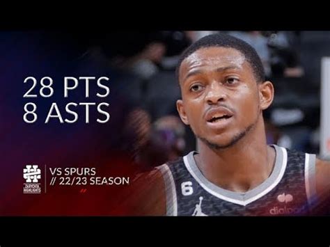 De Aaron Fox Pts Asts Vs Spurs Season Youtube