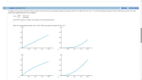 Solved B What Is The Probability That The Lecture Ends Chegg