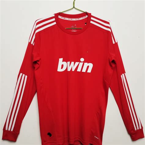 2011 2012 Madrid Retro Second Away Long Sleeve Player Version Club