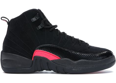 Jordan 12 Retro Black Rush Pink (GS) - 510815-006 - US