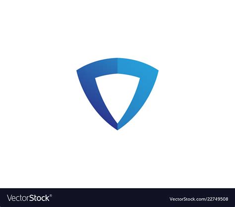 Shield Security Guard Logo Design Template Vector Image