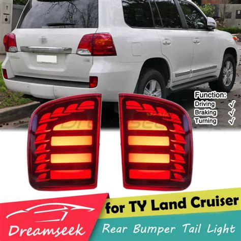 Pour Toyota Land Cruiser Lc Rouge Led Feu Stop Feux