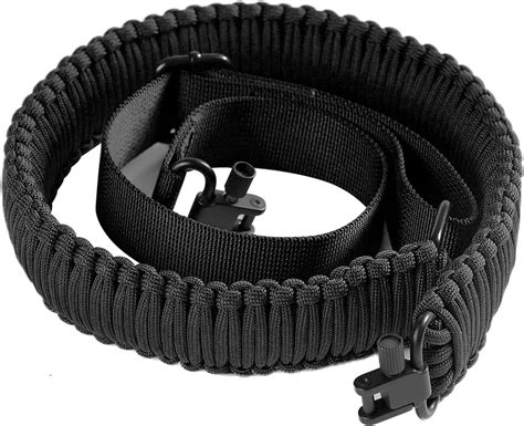 Amazon VVAAGG Two Point Paracord Rifle Sling With Swivels Non