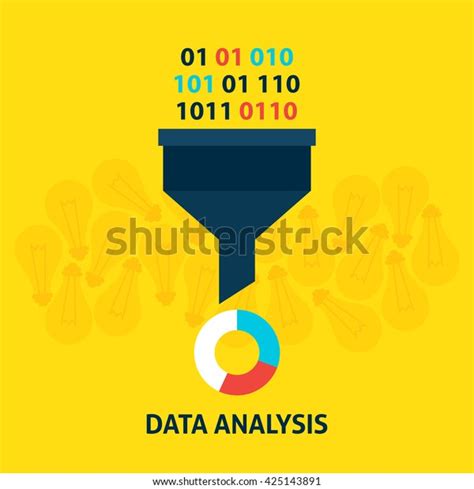 Data Analysis Flat Style Concept Vector Stock Vector Royalty Free 425143891 Shutterstock