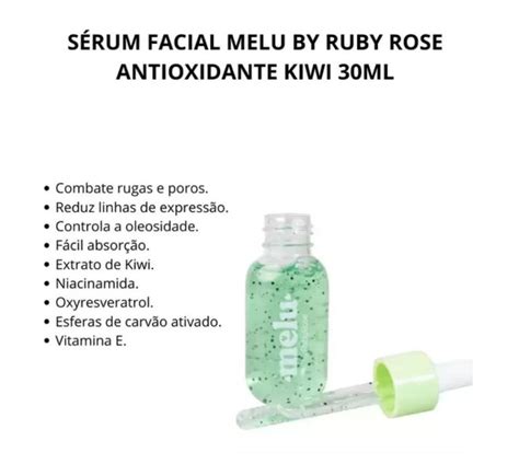 Sérum Facial Kiwi Melu Ruby Rose Condessa Cosméticos e Perfumaria