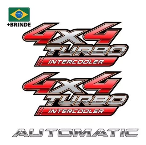 Adesivo Hilux X Turbo Intercooler Automatic Kit P S