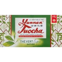 Thé vert ligne nature YUNNAN TUOCHA les 20 sachets de 2 g à Prix