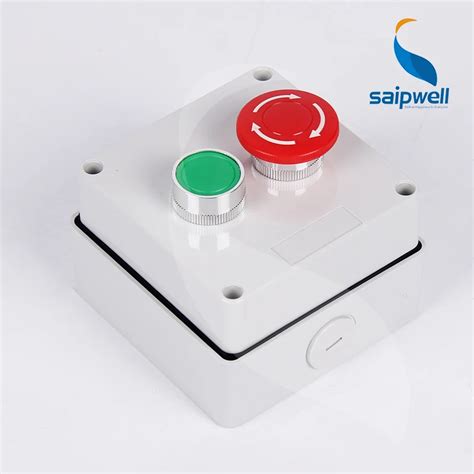 Saipwell Plastic Push Button Box Waterproof Terminal Box With Push