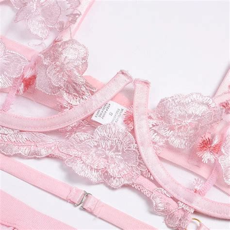 Uaang Lace Sexy Bra Set Women Erotic See Through Sexy Lingerie