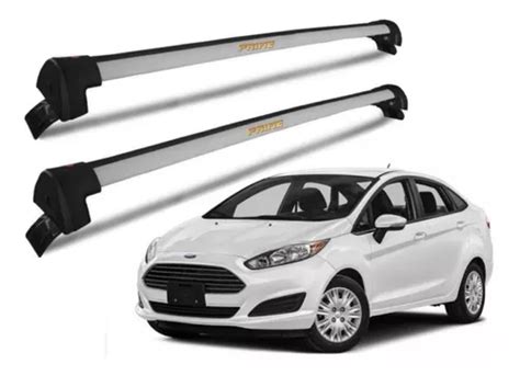 Rack De Teto New Fiesta Sedan 2014 2015 2016 Aluminio Prata