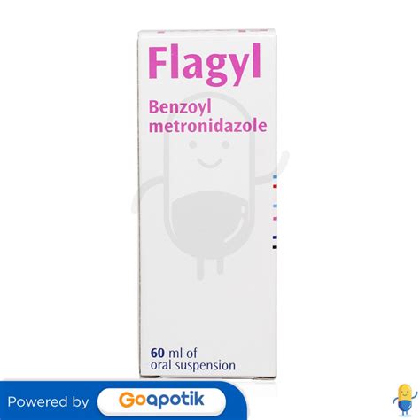 Flagyl Suspensi Isi 60 Ml Botol Kegunaan Efek Samping Dosis Dan