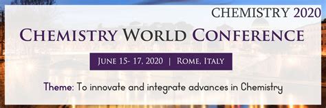 Chemistry World Conference 2020 by Magnus Group