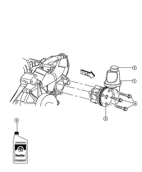 Dodge Dakota Cap Power Steering Reservoir 52013555aa Libertyville Il