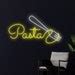 Pasta Neon Sign Italian Noodles Led Light Italy Noodle Neon Sign