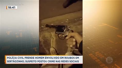 Preso Pela Polícia Homem Suspeito De Roubos Ostentava Crimes Nas Redes