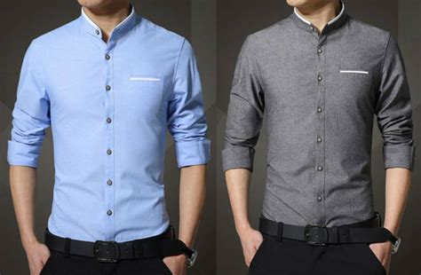 С чем носить рубашку без воротника