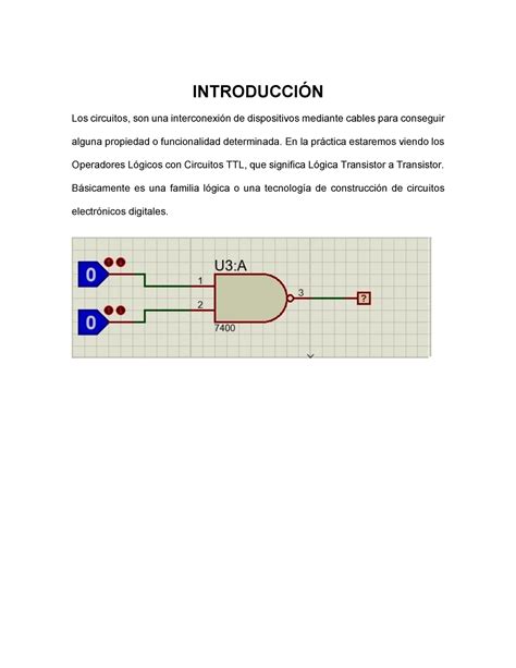 Dise O Combinacional Pr Ctica Introducci N Los Circuitos Son Una