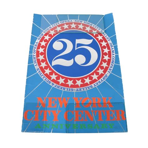 Serigraph Poster After Robert Indiana For New York City Center 25th