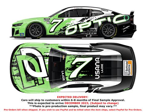 Corey LaJoie 2023 Optic Gaming 1:24 Nascar Diecast