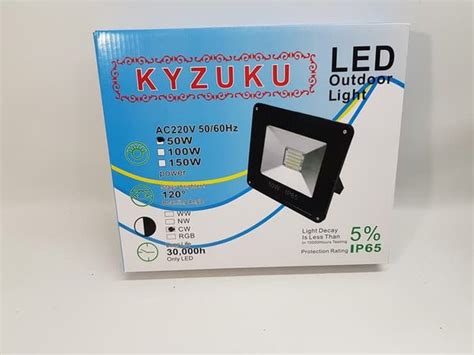 Jual Kyzuku V Watt Led Smd Floodled Ip Tipis Lampu Sorot Di