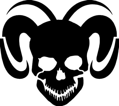 Ram Skull Decal / Sticker 20