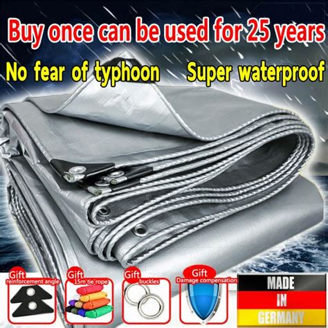 Trapal Waterproof Lona Trapal Makapal Rain And Sun Protection Years