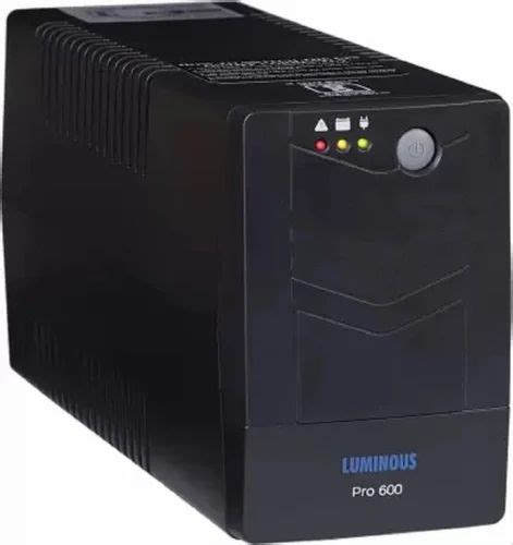 Single Phase Black Luminous PRO 600VA Online UPS For Commercial At Rs