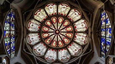 Premium Photo Stained Glass Window In Saint Vitus Cathedral