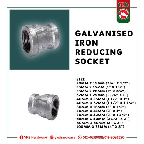 GALVANISED IRON REDUCING SOCKET Pipe Fittings System Shopee Malaysia