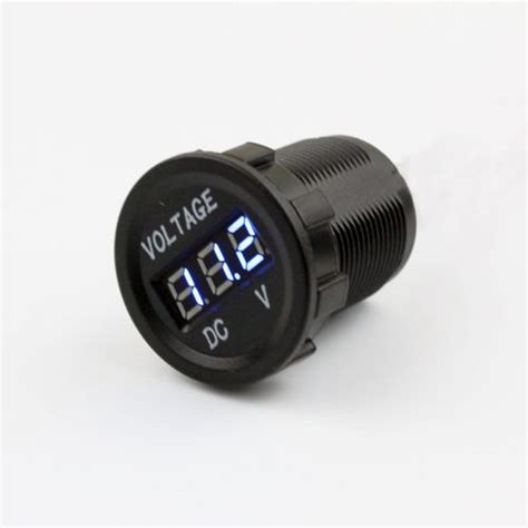 Sell V V Waterproof Car Boat Motorcycle Blue Led Digital Voltmeter