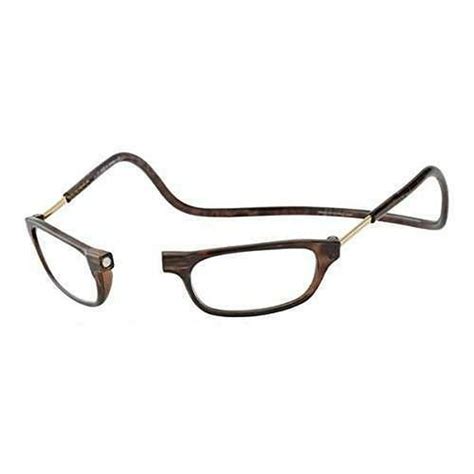 Clic Lightweight Magnetic 3 5 Reading Glasses Clear