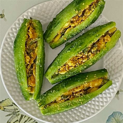 Stuffed Bitter Gourd Bharwa Karela Culinary Shades