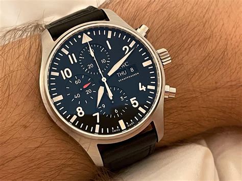 [IWC Pilot Chronograph] My new Flieger Chronograph : r/Watches