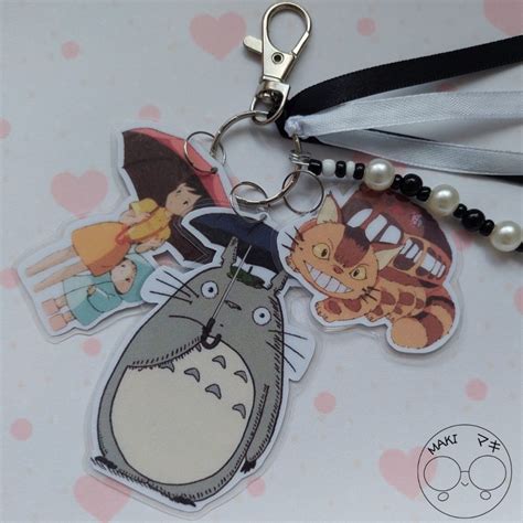 Chaveiro Plastificado Meu Amigo Totoro Studio Ghibli Anime Shopee