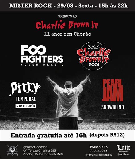 Tributo Ao Charlie Brown Jr Anos Sem Chor O Sexta