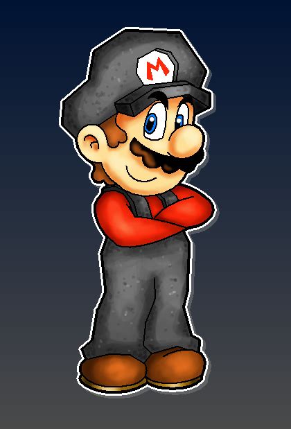 Rock Mario by MushroomWorldDrawer on deviantART