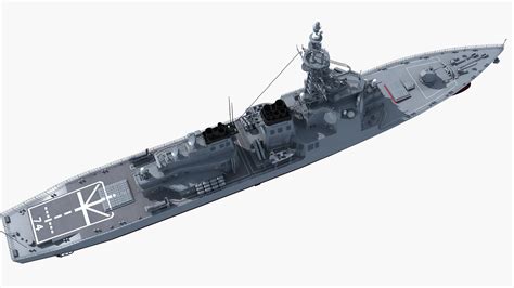 D Kongo Class Destroyer Turbosquid