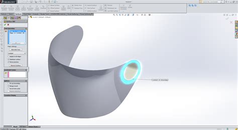 How To Flatten A Curved Surface In Solidworks Grabcad Tutorials