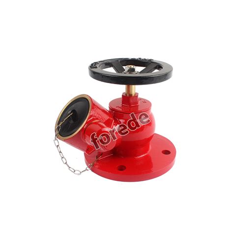 Oblique Flange Type Landing Valve Indoor Fire Hydrant Cabinet Fire