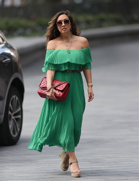 Myleene Klass In Strapless Green Dress 09 Gotceleb