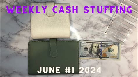 Cash Envelope Stuffing June Week Sinking Funds How To Save Money