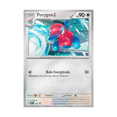 Jogo De Carta Pokemon Deck Escarlate E Violeta 7 Coroa Estelar Porygon2