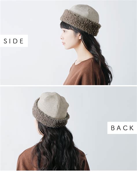 mature ha マチュアーハ オーガニックコットン フード キャップ eco 015yk yo iroma aranciato