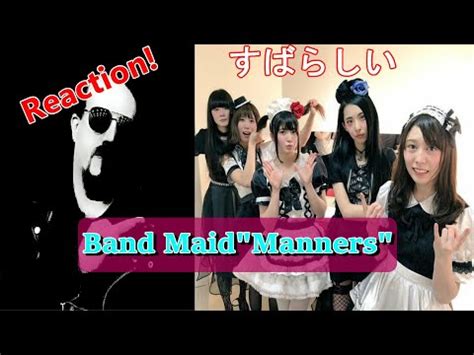 BAND MAID Manners Official Music Video REACTION YouTube