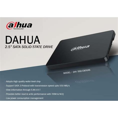 Jual Dahua Ssd Sata Iii 256gb 2 5 Inch 500mb S Ssd Dahua C800a Original Shopee Indonesia