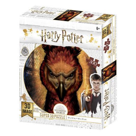 Puzzle Lenticular Harry Potter Fawkes Pzs