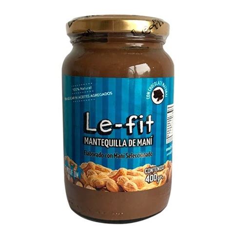 Mantequilla De ManÍ Le Fit Con Chocolate Tureparto